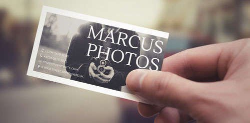 FREE Photographer Business Card Template