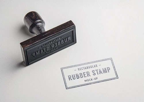 Rubber Stamp PSD MockUp #2