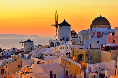 Sunset in Oia - Random Photos Inspiration