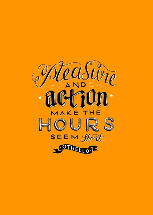 Pleasure & Action by Love Letters | Hand Drawn Type