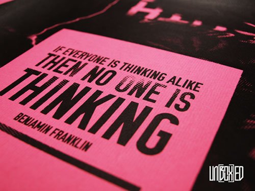 No One Is Thinking - Typography Design Inspiration